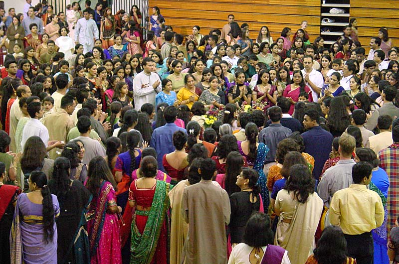 Part of the celebration of the Hindu Festival of Navaratri is this Gujarati dance called Garba